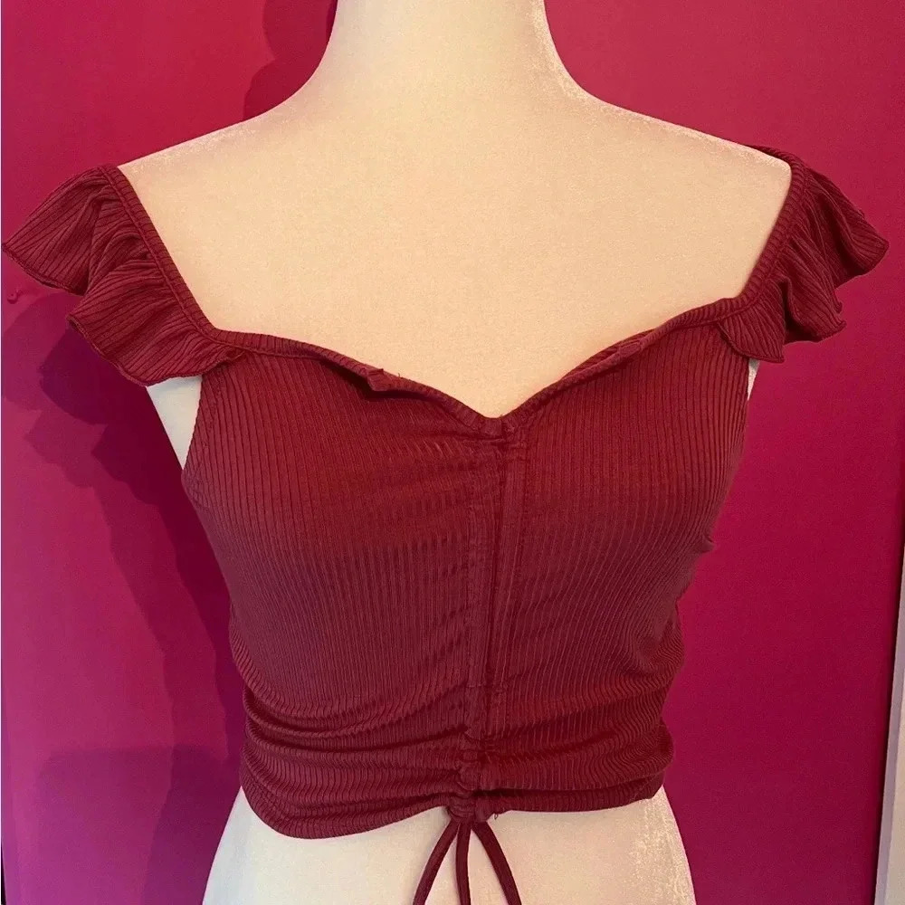Pink crop top